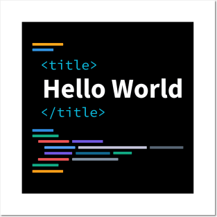 Developer Hello World Posters and Art